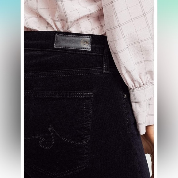 AG Adriano Goldschmied super skinny legging velvet pants size 26R - Picture 4 of 15